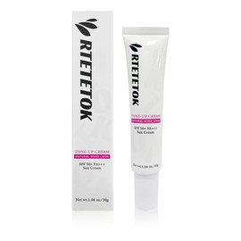 Tone-up Cream, RTETETOK Color Correcting Face Primer with SPF 50+ PA+++, Neutralizes Uneven Skin Tone, Gentle and Safe Use for all Skin Types
