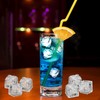 Light Up Ice Cubes Bulk, 200 PCS White Led Ice
