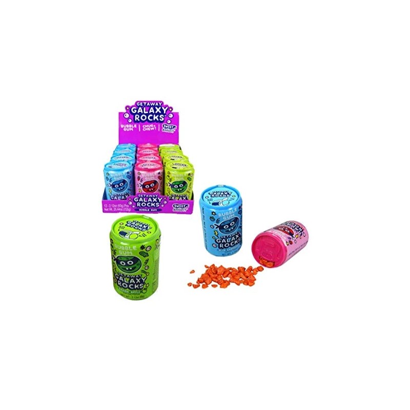 Kidsmania Set of 6 Cans of Getaway Galaxy Rocks Bubble