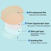 Sacral Foam Dressing, Sacrum Silicone Foam Dressing with Border, 7x7