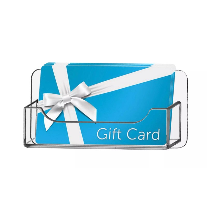 Marketing Holders Single Pocket Horizontal Wall Mount Business Card Holder