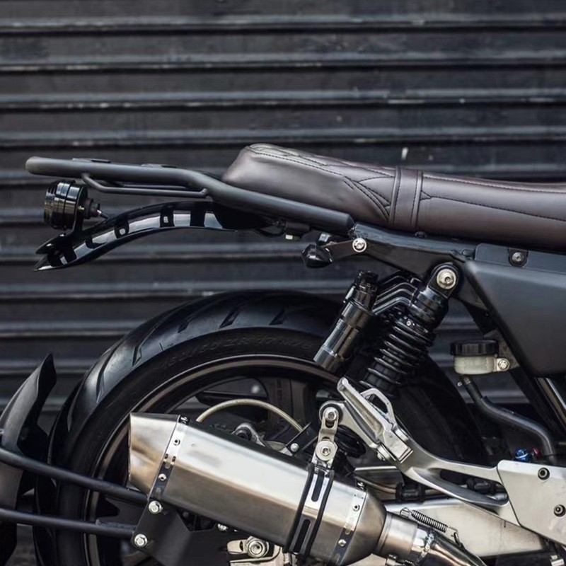 Motorcycle Tail Light Brake Light with License Plate Bracket Integrated