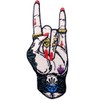 Rock and Roll Tattoo Hand Symbol Finger Sign Patch Embroidered