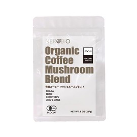 Organic Coffee Mushroom Blend, 8.0 oz (227 g) Organic Reishi, Organic Yamabushitake, Organic Chaga, Organic Reishi