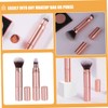 WOONEKY Travel Makeup Brush Set 2pcs Double-sided Foundation Blush Brush