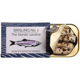 Fangst Brisling No. 1 | Tinned Nordic Sardines Smoked with Heather & Chamomile | 1 x 100g Can