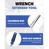 Venussar Wrench Extension, Wrench Extender Tool for 1/2 Inch Extension