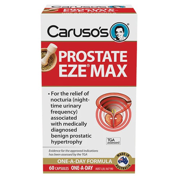Caruso's Natural Health-Prostate Eze Max 60 Capsules