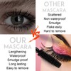 3 Pcs 4D Silk Fiber Lash Black Mascara, Longer &