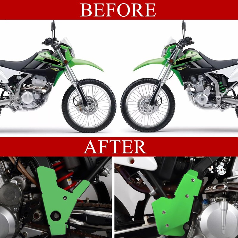 KLX250 Side Frame Guard Accessories Compatible with KLX 250 1998-2020