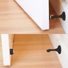 Design House 189316-MB Magnetic Doorstop 2-Pack, Matte Black