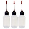 Liberty Products 3-2oz Plastic Squeeze Bottles 1.5" Stainless Applicators