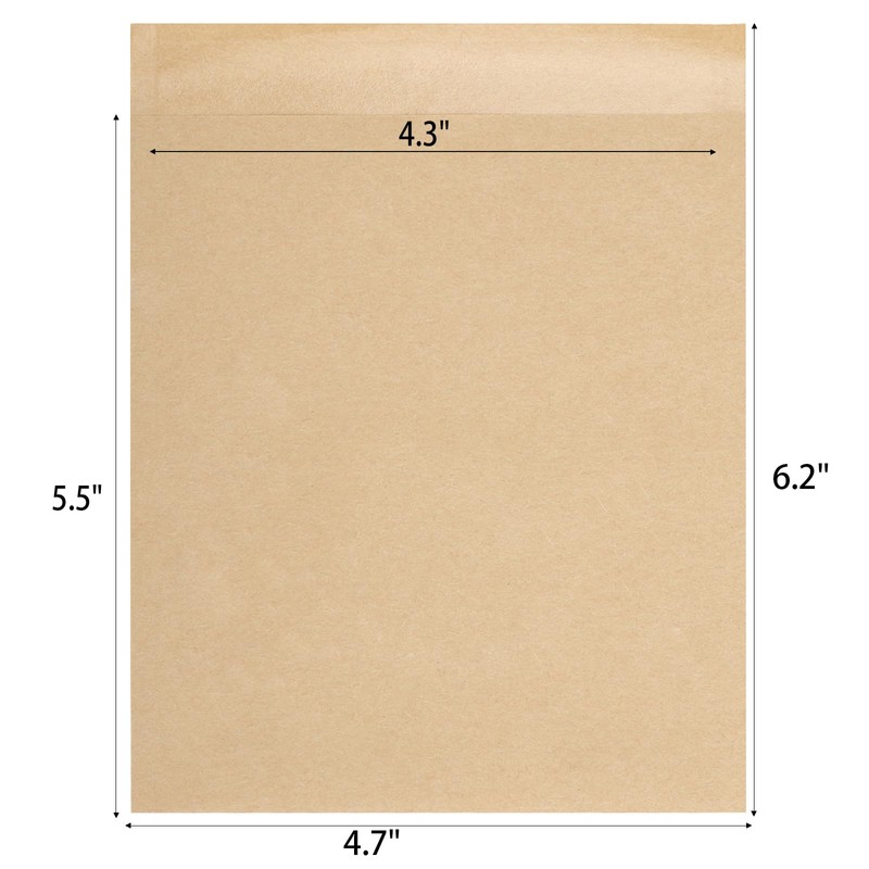 200 Pcs Kraft Paper Cookies Bags - Unbleached Small Paper