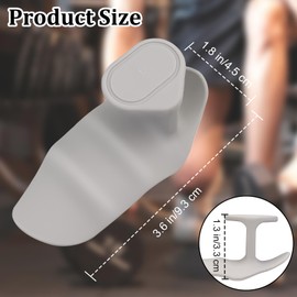 Dexspoeny Weight Lifting Grips Rubber Gym Grips for Men Women, Anti-Slip Fingerless Workout Gloves, Hand Palm Protection Grip for Training and Exercise, Deadlift, Pull Up (Gray)