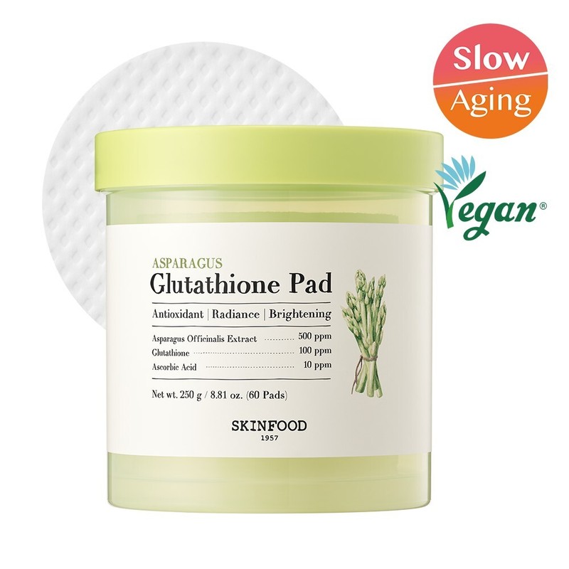 SKINFOOD Asparagus Glutathione Pad 60P - SKINFOOD Asparagus Glutathione Pad