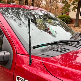 KSaAuto Antenna for Ford F150 Bronco Ford F250 F350 Accessories, Ford F-150 Truck Antenna Short, F 150 Car Radio FM AM Reception, Black, KF-2