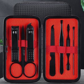 🔥 ANTI SLIP 🔥 7 In 1 Manicure Pedicure Tool Set Personal Nail Clipper Cutter Grooming Kit Portable Travel Beauty Tools