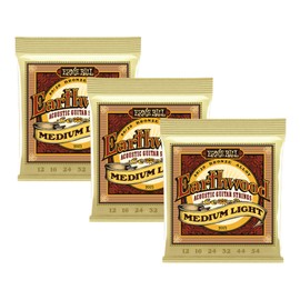Ernie Ball 2003 Earthwood 80/20 Bronze Medium Light Acoustic Strings (3-Pack) (Standard)