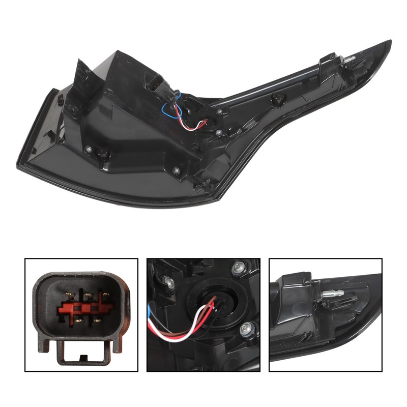 Jecoupoon Driver Side Tail Light Assembly Compatible with 2014-2017 Range