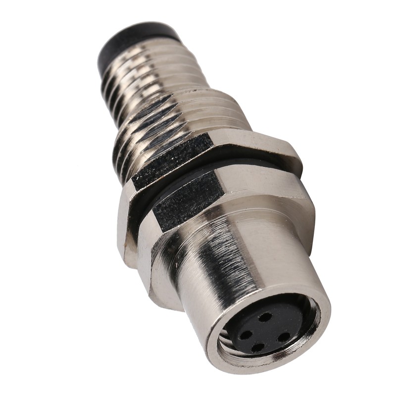 M8‑I4 Brass Industrial Connector Adapter M8 IP67 Waterproof Connector 4pin