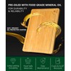 ROYAL CRAFT WOOD Cutting Boards for Kitchen - Bamboo Cutting