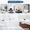XUDOAI Bathtub Refinishing Kit Gloss White 21.5oz Tub Paint Reglazing,