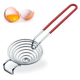 Separadores de huevos para yema, separador de huevos, separador de huevos de acero, filtro blanco de yema de huevo, herramienta de cocina de acero inoxidable, separador de huevos profesional para hornear pasteles
