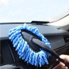 Car Cleaning Duster, 1 Count Soft Dust Removal Plush Brush,