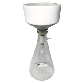 Goldleaf Scientific Buchner Funnel Filtration Kit, Includes Flask, Porcelain Funnel, Rubber Filter Adapter Set, Three 100 Pack Filter Papers, Precise & Efficient Laboratory Filtration Equipment,1000ml