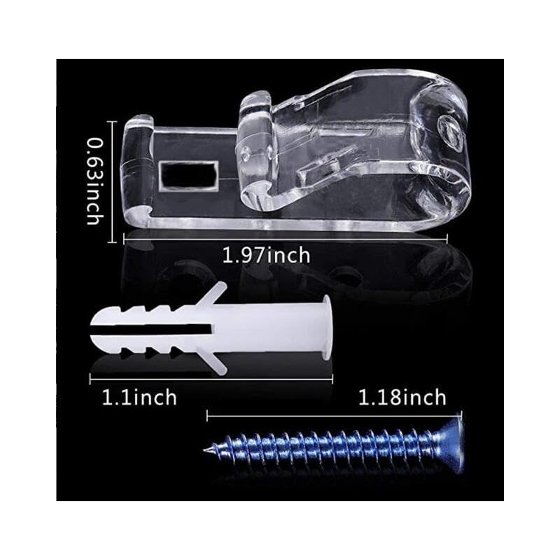 DBOO 8 Sets Plastic Roman Roller Blind Chain Cord P