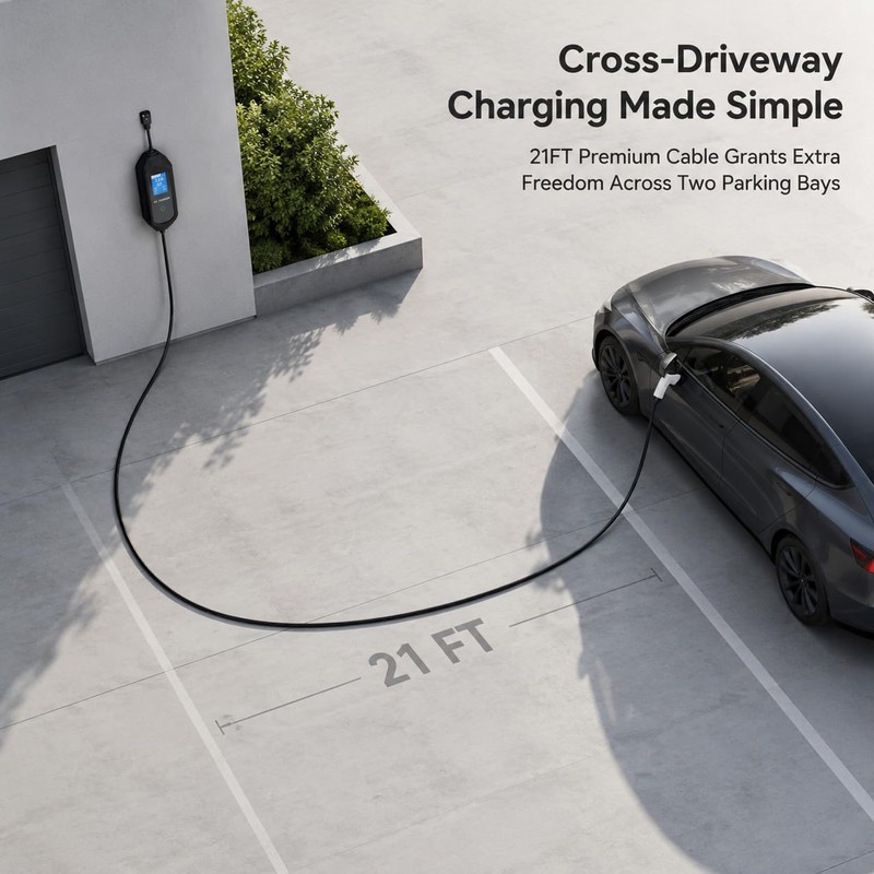 leheyhey Upgraded Level 1 & 2 EV Charger, J1772 Electric