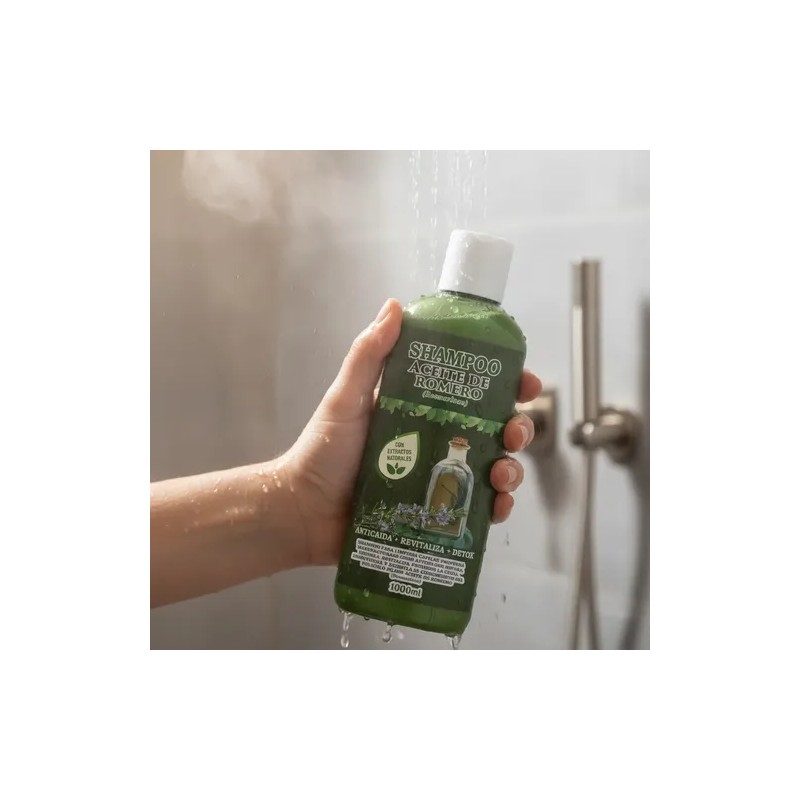 2 Shampoos De Romero Anti-caída, Fortalece, Nutre E Hidrata