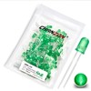 Chanzon 100 pcs 5mm Blinking Green LED Diode Lights 1.5Hz