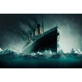 24x36 gallery poster, Titanic art p1