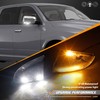 HERCOO LED Side Mirror Turn Signal Puddle Light Lamp Assembly