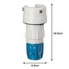 Iris Ohyama Hose Parts Beveled Faucet Nozzle wantattikonekuta Blue 912
