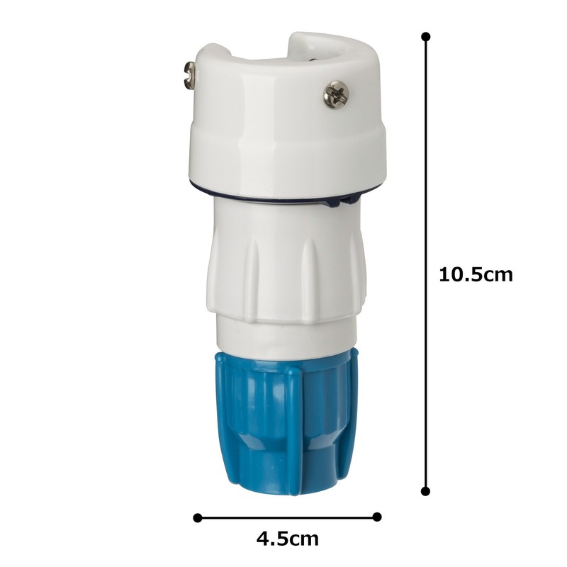 Iris Ohyama Hose Parts Beveled Faucet Nozzle wantattikonekuta Blue 912