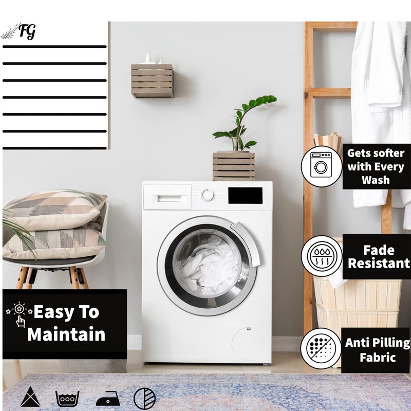 Funky Gadgets Flat Sheets Double 100% Egyptian Cotton Bed Sheet