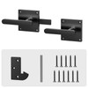 Double Side Gate Latch, Heavy Duty Gate Latch for Wooden