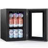 COWSAR Beverage Refrigerator 24-Can Mini Fridge,Small Adjustable Digital Thermostat