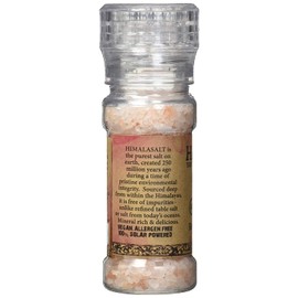 HimalaSalt Refillable/Adjustable Himalayan Salt Grinder - 4 oz