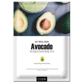 Meoncell COSW My Real Skin Avocado Mask Pack 23ml / 메온셀 코스더블유 마이 리얼 스킨 아보카도 마스크팩 23ml X28매