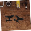 Hohopeti 4pcs Hinge Door Stopper Heavy Duty Door Mount Wall
