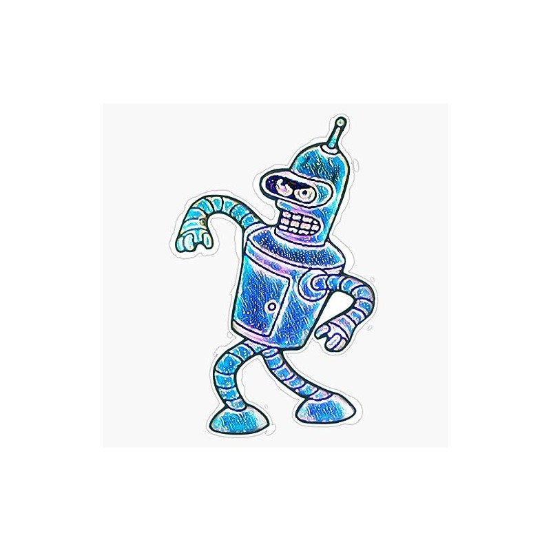 Bender Strut Midnight Edition Sticker Bumper Sticker Vinyl Decal 5"