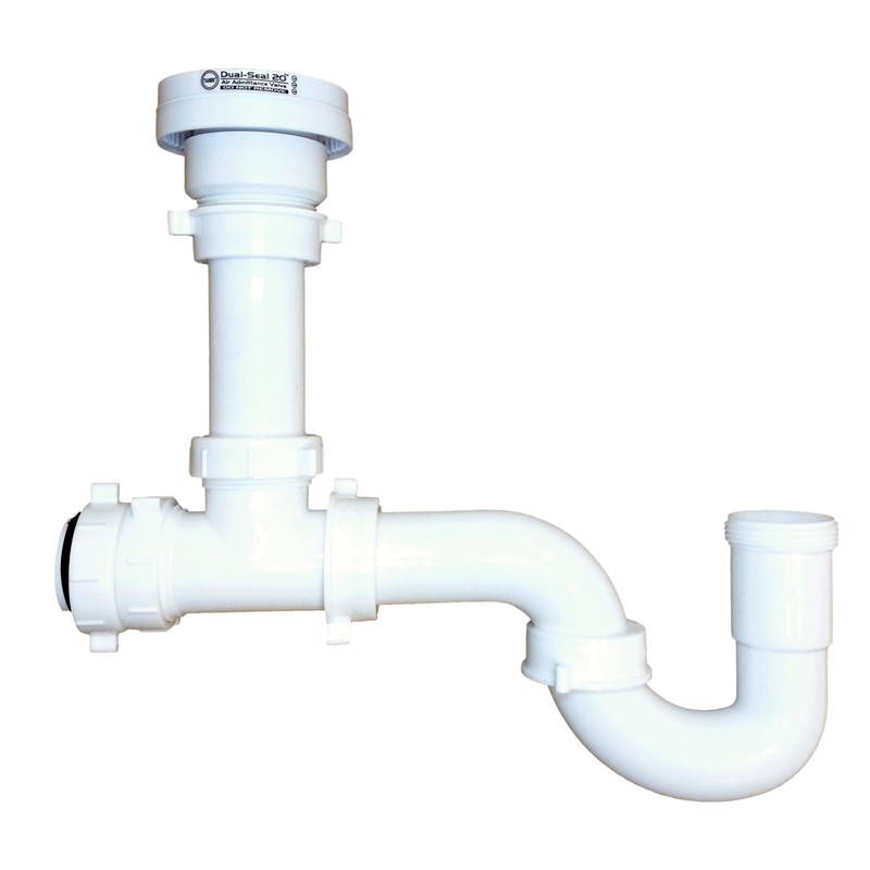 Tuuber air admittance valve 1-1/2-in with sink drain p-trap kit