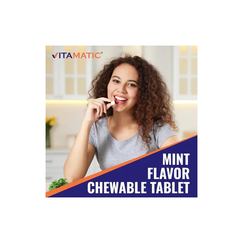 Vitamatic Salivarius Probióticos Orales Masticable Menta 120
