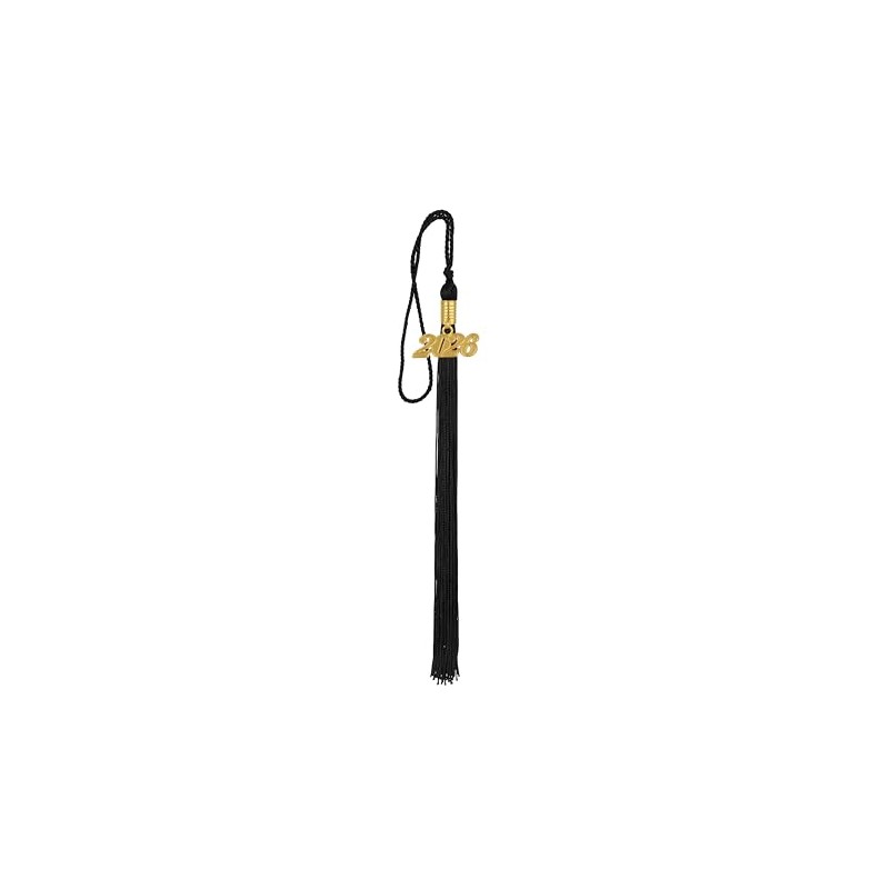 Newrara Graduation Tassel with Current Year Charm, 9 inch