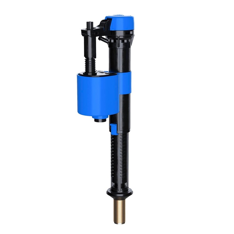 Adjustable Bottom Entry Toilet Fill Valve with ½" UK Brass