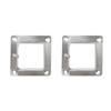 Wealrit 4 Pcs Stainless Steel Square Post Bases Heavy Duty