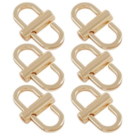 Uenhoy 6 Pcs Adjustable Metal Buckles for Chain Strap Bag, Shoulder Bag Chain Shortener to Shorten Length of Chain, Gold